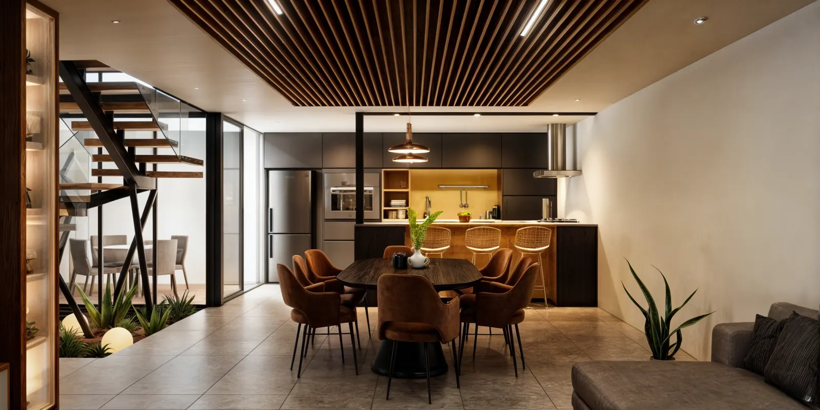 Open Kitchen & Living